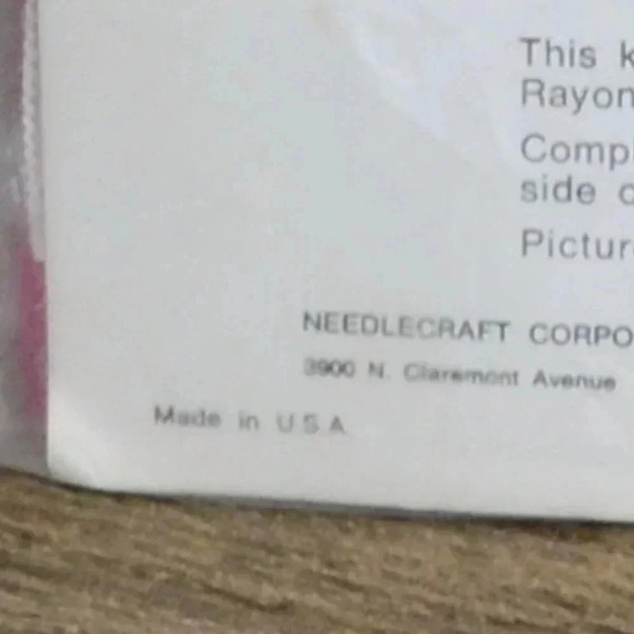 Flower  Crewel Kit - Picture 7 of 7